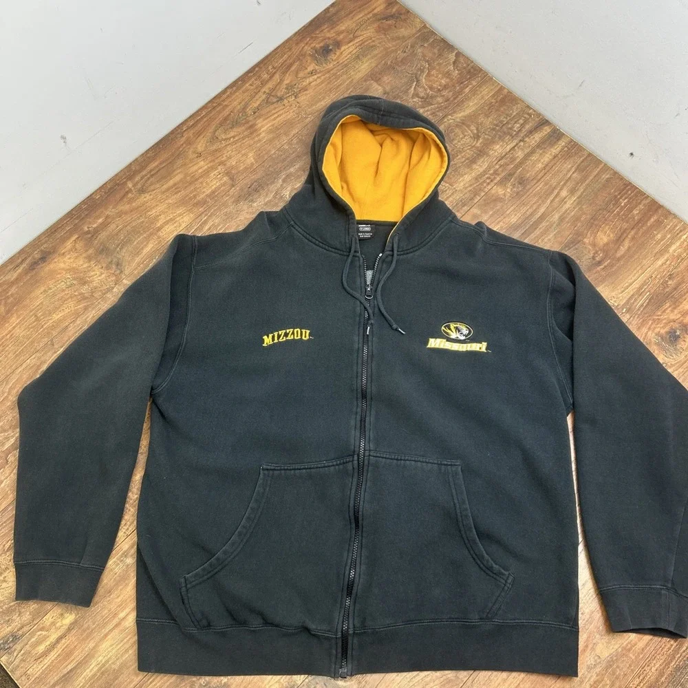 Vintage Y2K NCAA Starter University Of Missouri Tigers Mizzou Full Zip Jacket XL